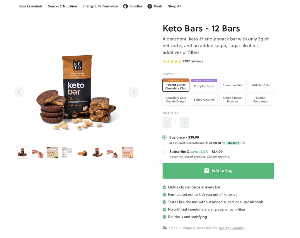 Shopify Pages: Shopify Product Page